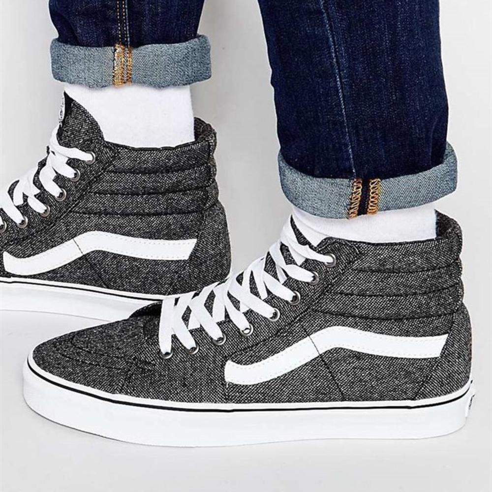 Vans Sk8-Hi Tweed Black